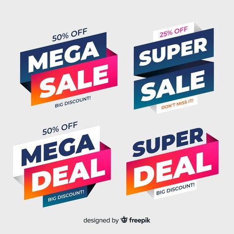 Premium Vector | Sale banner template, mega deal discount offer Banner Design Layout, Discount Design, Banner Design Inspiration, Free Banner, Vector Banner, Property Design, Short Words, Website Banner, Copyright Free