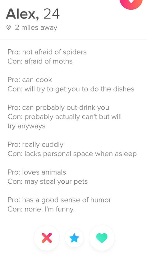 25 Of The Funniest Tinder Bios Swipe Right If Bumble, Dating Resume Funny, Funny Hinge Bios, Pros Of Dating Me, Pros And Cons Of Dating Me, Tinder Bio Ideas, Tinder Profile Bio, Dating Profile Bio Ideas, Bumble Bio