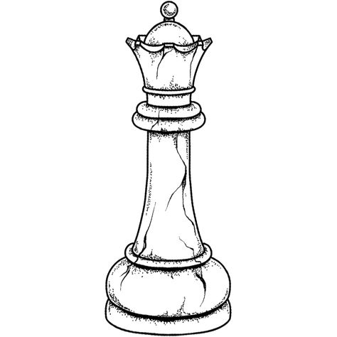 The Queen's Gambit Chess Piece Queen Tattoo, Queen Of Chess Tattoo, Queen Chess Piece Tattoo Design, Queen Chess Piece Tattoo Small, Chess Game Drawing, Queen Cheese Piece Tattoo, Queen Chess Tattoo Design, Queen Chess Piece Tattoo Minimalist, Chessboard Tattoo