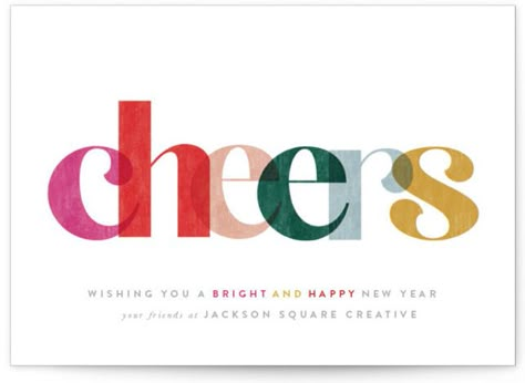 Bright Cheers Business Holiday Cards Holiday Design Graphic, Holiday Logo, Corporate Holiday Cards, Blank Invitation, Business Christmas Cards, Holiday Graphics, Christmas Typography, Business Holiday Cards, Happy Holiday Cards