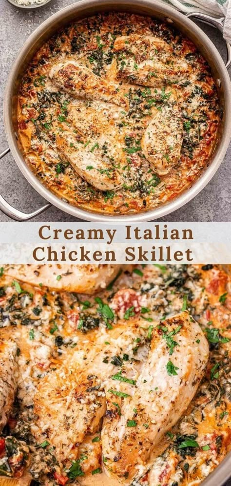 Recipes For Braising Pan, Cast Iron Braiser Recipes, Braiser Pan Recipes, Le Creuset Braiser Recipes, Braiser Recipes, Kale Sauce, Recipe Runner, Creamy Italian Chicken, Pan Seared Chicken Breast