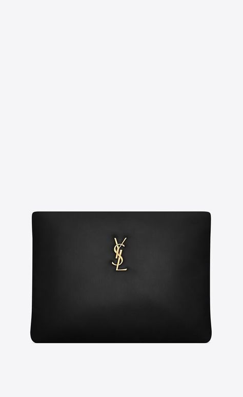 CALYPSO large pouch in lambskin | Saint Laurent | YSL.com Large Pouch, Small Leather Goods, Amazing Women, Shoes Mens, Saint Laurent, Men's Shoes, Online Store, Pouch, Women Shoes