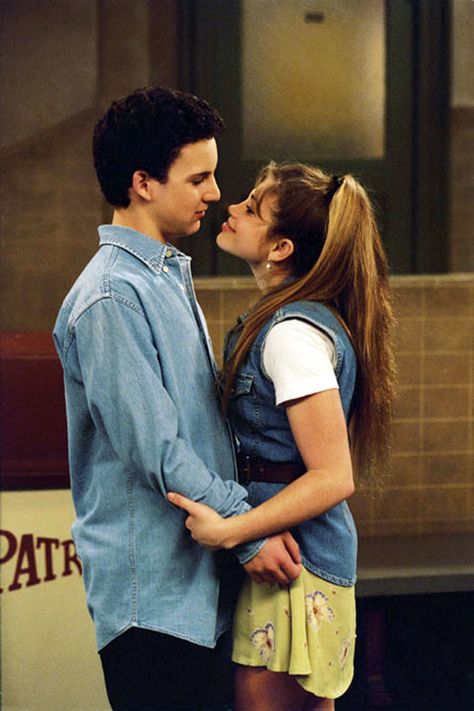 16 Reasons Dating Your High School Sweetheart Is the Best   - Cosmopolitan.com We Were Best Friends, Cory Matthews, Cory And Topanga, Riley Matthews, We Are Best Friends, I Love Cinema, I Can Do Anything, Boy Meets World, Tv Couples