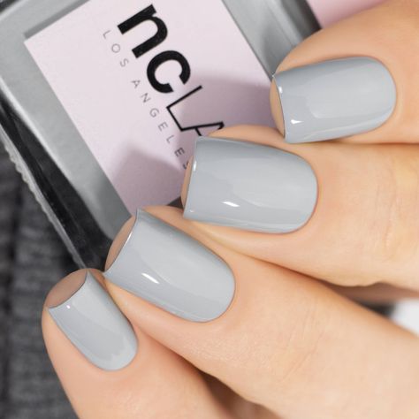 It’s a stay-cation forever when wearing this ultra chic, gray cream lacquer. Color: gray cream lacquerOpacity: Apply two even coats for perfect coverage.Size: 13.3ml/.5 fl.oz All NCLA nail lacquers are proudly made with love in California, 100% vegan, Cruelty Free, and 7-Free*. *Contains NO Formaldehyde, Formaldehyde Resin, DBP, Toluene, Camphor, TPHP, OR XYLENE The appearance of the color on natural nails may vary depending on the lighting. All NCLA beauty, skin & nail products are final sale Grey Nail, April Nails, Subtle Nails, Gray Nails, Cute Gel Nails, Nails 2021, Simple Nail, Nagel Inspo, Do Not Disturb