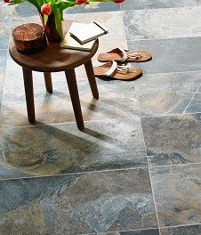 Indas™ Rust Tile Outdoor Tiles Floor, Contemporary Hallway, Modular Tile, Topps Tiles, Stone Mosaic Tile, Large Tile, Small Tiles, Flooring Inspiration, Tiles Price