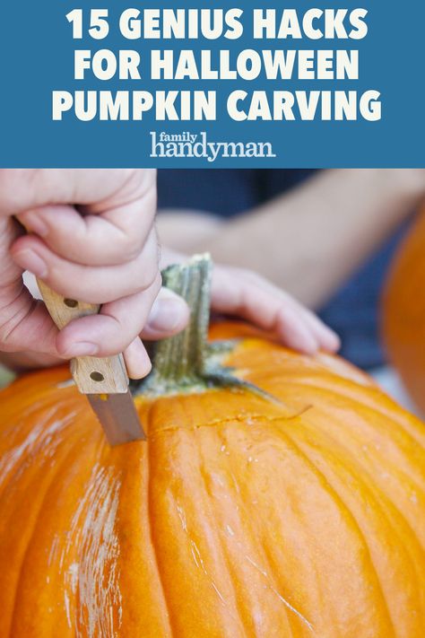 Dinner In A Pumpkin, Pumpkin Carving Tips, Artificial Wall, Pumpkin Carving Tools, Halloween Witches Brew, Pumkin Carving, Amazing Pumpkin Carving, Easy Pumpkin Carving, Healthy Halloween