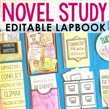 In this EDITABLE creative book report resource, you'll find 10 differentiated activities for ANY novel unit - these templates are perfectly sized for lapbooks and interactive notebooks. This creative book report unit is complete as is, or makes a great companion to your current curriculum. You'll lo... Book Report Projects Middle School, Stone Fox Novel Study, Micro School, Novel Study Project, Creative Book Report, Book Study Activities, Interactive Lapbooks, Teacher Goals, Coram Deo