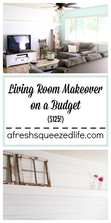 This weekend I accomplished a living room makeover on a budget! What's better… Room Makeover On A Budget, Diy Home Decor For Apartments, Cheap Living Room Furniture, Master Decor, Living Room On A Budget, Room Transformation, Living Room Remodel, Diy Home Decor On A Budget, Rustic Living Room