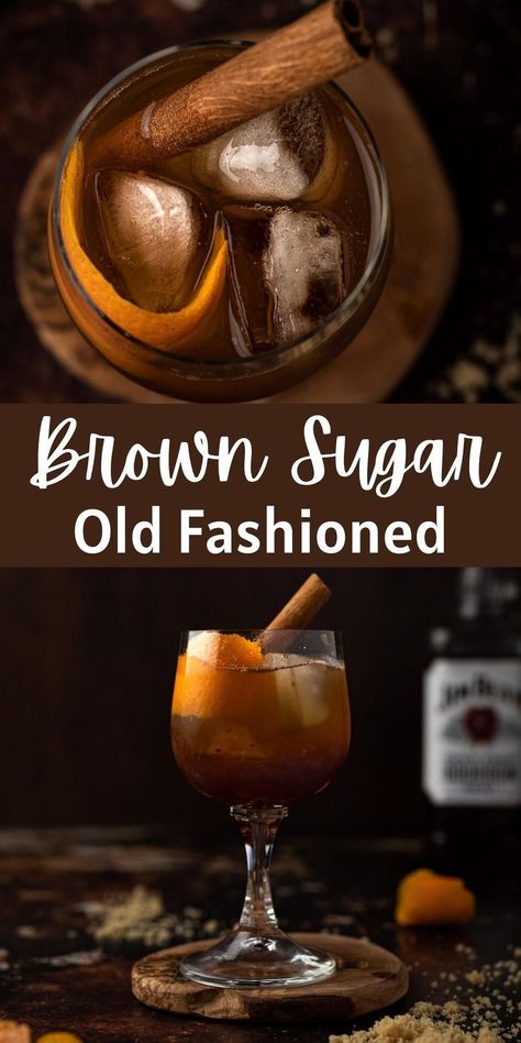 Vanilla Cinnamon Old Fashioned, Maple Bourbon Syrup, Brown Sugar Cinnamon Old Fashioned, Brown Butter Old Fashioned, Bourbon Simple Syrup Recipe, Homemade Whiskey Recipe, Drinks With Cinnamon Whiskey, Cinnamon Bourbon Cocktail, Old Fashioned With A Twist