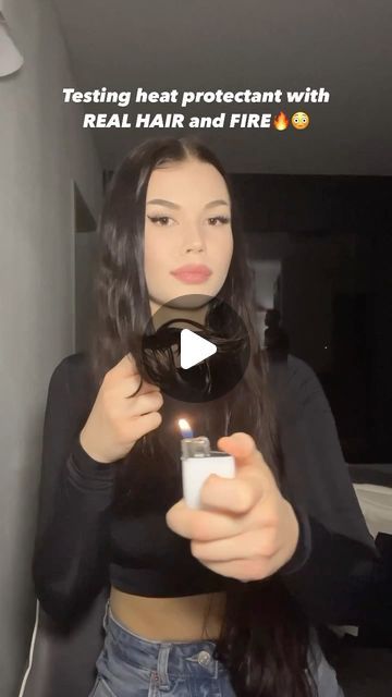 CARINNA - YOUR HAIRCARE BESTIE ❣️ on Instagram: "📛**WARNING: Do not try this at home!**

🛑This video is for demonstration purposes only, showing that thermal protection can indeed shield hair from heat. I acknowledge that fire and a flat iron are two different things, but you can see it works even with fire. The video is also intended for entertainment.

Comment below which heat protectant I should try on my hair next 🫶🏼.

Do you want to see behind the scenes in stories? Let me know ✨

For more videos like this, follow me ❣️

#heatprotectant #heatprotectantspray #heatprotectanttest" Best Heat Protectant For Curly Hair, Best Hair Protection From Heat, Heat Protection For Hair, Updos For Summer, Messy Updos, 3a Hair, Heat Protectant Spray, Heat Protector, Messy Updo