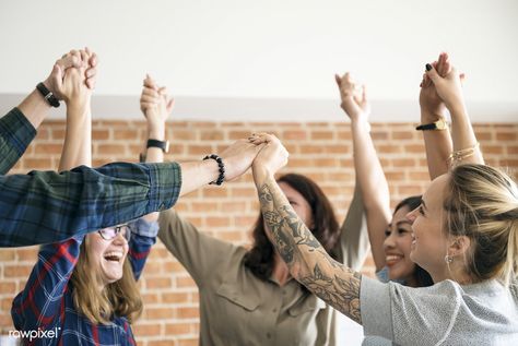 Business team raising their hands up to celebrate | premium image by rawpixel.com Business Team, Diverse People, Staff Meetings, Team Coaching, Public Speaker, Team Photos, Photography Workshops, Branding Photos, Model Release