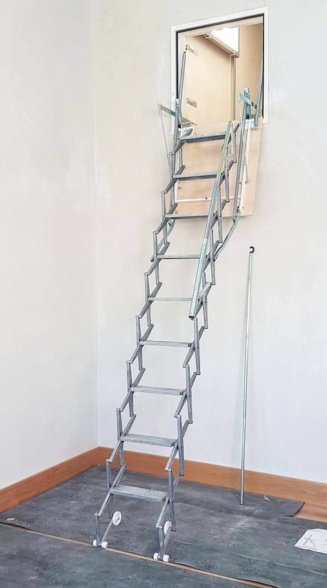 Mezzanine Stairs by Murphy Larkin درابزين السلم, Girls Room Diy, Decor Hallway, Balcony Railing Design, Diy Workbench, Smart Home Appliances, Smart Home Design, Home Decor Hooks, Classic Living Room