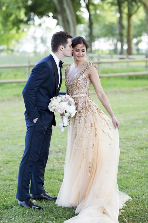 Gorgeous + glamorous sparkly gold wedding dress: http://www.stylemepretty.com/little-black-book-blog/2016/01/04/french-chateau-wedding-sparkly-gold-dress/ | Photography: Lauren Michelle - http://laurenmichelle.com.au/ Gold Wedding Dresses, Vestidos Color Vino, Gold Wedding Gowns, Glam Wedding Dress, Sparkly Wedding Dress, Gold Wedding Dress, Wedding Dress Sequin, Sparkly Wedding, Sequin Wedding