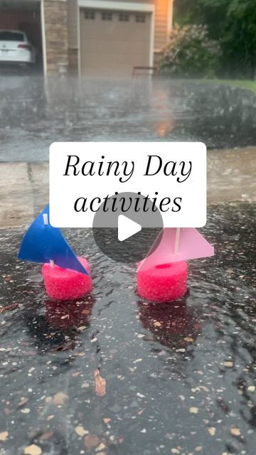 Things To Do On A Rainy Day, Rainy Day Crafts For Kids, Rainy Day Activities For Kids, Foam Paper, Muddy Boots, Indoor Crafts, Rainy Day Crafts, Children Activities, Raining Outside