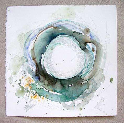 Painting With Watercolors, Color Paints, Cat Air, Watercolour Inspiration, Soyut Sanat Tabloları, Abstract Watercolor Art, 수채화 그림, Abstract Watercolor Painting, Circle Art