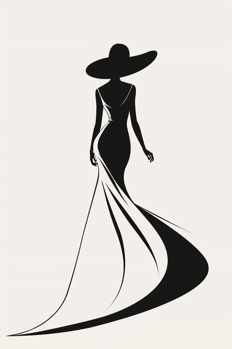 Shiloette Ideas Art, Silouttes Art Woman, Sillouette Art Tattoos, Siluette Woman Silhouettes, Silouette Drawings Person, Lady Silhouette Woman, Sillouttes Images Women, Black Woman Art Drawings, Woman Silhouette Painting