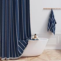 Bathroom Navy Blue, Navy Blue Shower Curtain, Cactus Gardens, Long Shower Curtain, Bohemian Shower Curtain, Extra Long Shower Curtain, Farmhouse Shower Curtain, Cloth Shower Curtain, Long Shower Curtains