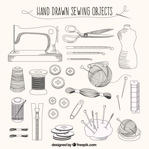 Zestaw Ikon, Doodle Icon, 자수 디자인, Bullet Journal Doodles, Journal Doodles, Sewing Art, Bullet Journal Inspiration, Psd Files, Needle And Thread