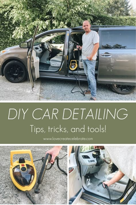 Detail Clean Car, Detail Your Car Like A Pro, How To Detail Your Own Car, Steps To Detailing A Car, Best Car Detailing Products, How To Detail A Car, How To Wash Your Car At Home, Car Interior Detailing Checklist, How To Deep Clean Your Car