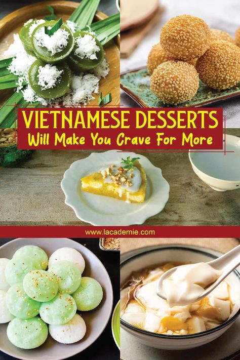 Many Vietnamese desserts are very distinctive that you can't find in other places! Sweet Corn Pudding, Vietnamese Desserts, Steamed Rice Cake, Vietnamese Dessert, Jelly Desserts, Sweet Soup, Viet Food, Vietnamese Cuisine, Avocado Smoothie