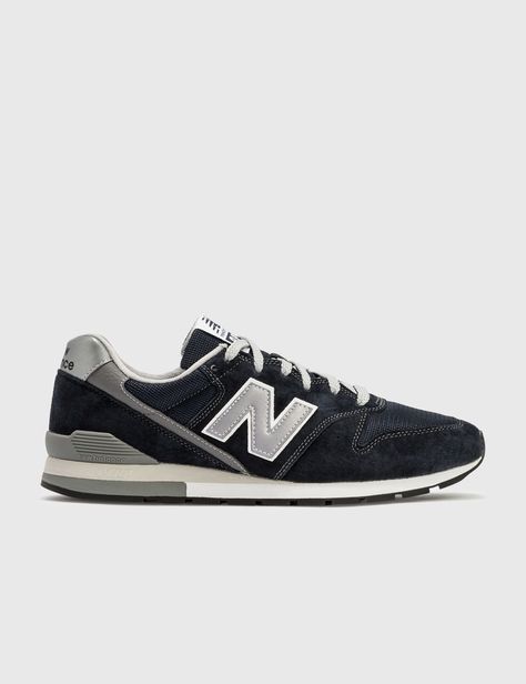 New Balance 996 Low top Round toe Lace closure Leather and mesh upper with suede overlays N logo appliqué Branded tongue Padded collar Treaded rubber outsole Color: Navy 100% Textile; 100% Rubber New Balance 996, N Logo, Sneakers Street Style, Hot Sneakers, Top Round, Hip Hop Music, New Balance Sneaker, Lace Closure, Leather Sneakers