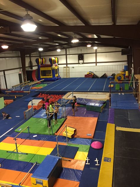 Open gym is a great time to jump on the tumble track, jump in the bounce house, jump in the foam pit, and  practice skills on balance beam, vault, and bars. Open gym is available for children ages 15 months-15 Tumble Track, Foam Pit, Open Gym, Balance Beam, Bounce House, Jump In, Kids Playground, Vaulting, Fun Things