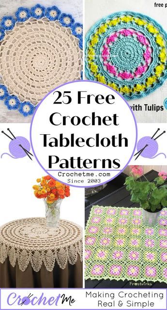 Free Crochet Round Tablecloth Patterns, Crocheted Tablecloths Free Patterns, Crochet Table Cloths Free Patterns, Crochet Lace Tablecloth Pattern Free, Crochet With Thread Patterns, Free Crochet Tablecloth Patterns, Crochet Tablecloth Pattern Free Round, Table Cloth Crochet Pattern Free, Easy Crochet Doily Pattern Free