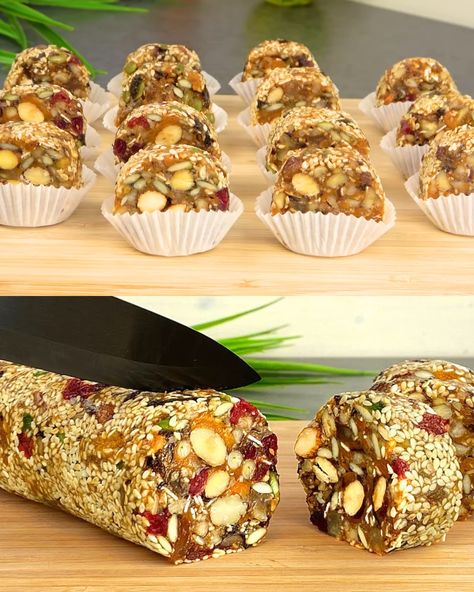 Superfood Energy Bites: No-Bake, Sugar-Free Delight مربى الفراولة, No Sugar Desserts, Nutritious Desserts, Fruit And Nut Bars, No Bake Energy Bites, Guilt Free Dessert, Nutritious Snacks, Sugar Free Desserts, Energy Bites