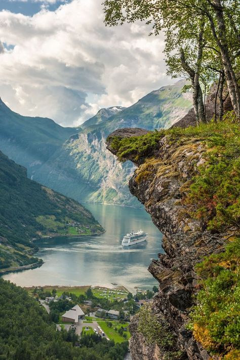 Norway’s fjords are surrounded by mountains and forest trails, perfect for summer hiking. Hiking Norway, Norwegian Fjords, Norway Fjords, Breathtaking Places, Norway Travel, Travel Wishlist, European Tour, Zagreb, Paros