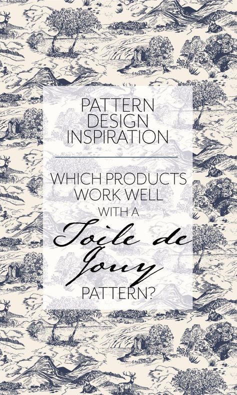 In the 18th century there were principles about what designs that were appropriate for specific products, but does those rules apply today? In this article I try to figure out which products work well with the pattern design often called Toile de Jouy. #toiledejouy #patterndesign #bearbellproductions Toile Pattern, Pattern Design Inspiration, French Toile, Interior Design Advice, Sewing Table, Business Resources, Vintage Textiles, Interior Design Tips, Surface Pattern Design