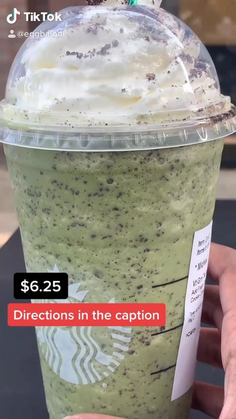 eggbaloni on Instagram: Venti Matcha frappuccino with java chips, whip cream, and cookie crumbles on top. #explorepage #starbucks #delicious #yummy #matcha #frapp Matcha Frappuccino Starbucks, Match Green Tea Frappuccino Starbucks, Starbucks Mocha Cookie Crumble Frappuccino Recipe, Macha Green Tea Frappuccino Starbucks, Matcha Frappe Starbucks, Matcha Cream Frappuccino, Chocolate Java Mint Frappuccino, Matcha Cream Frappe Starbucks, Starbucks Java Chip Frappuccino