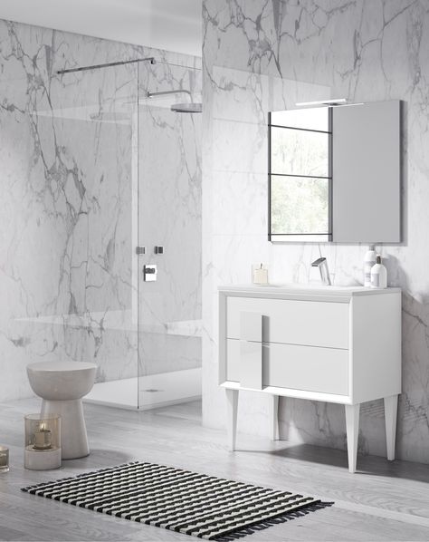 Orren Ellis Zak 24" Single Bathroom Vanity Set | Wayfair Transitional Homes, Master Baths, Bathroom Master, Floating Bathroom Vanity, Single Sink Bathroom, Transitional Bathroom, Sink Bathroom Vanity, Floating Vanity, Grey Decor