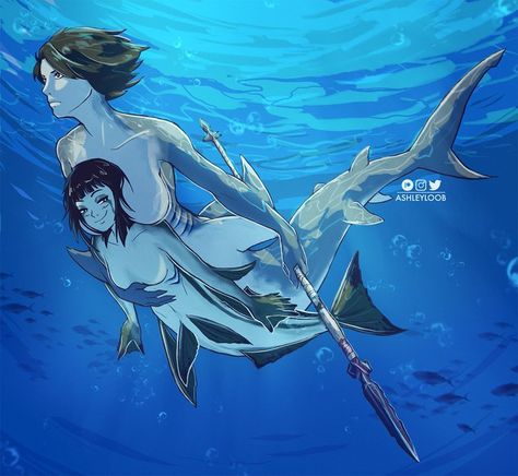 (1) 🤔ashley🤔 on Twitter: "shark gf and her freeloader remora gf #mermay https://t.co/gFhTTElgvz" / Twitter Shark Mermaid, Mermaid Drawings, Paintings And Drawings, Mermaids And Mermen, Image Painting, Mermaid Life, Cute Couple Art, Mermaid Art, Gay Art