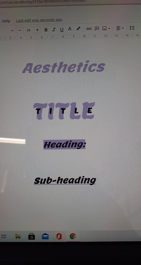 Pretty Google Slides Ideas, Taking Notes On Macbook, Google Slides Fonts Aesthetic, How To Make Word Documents Aesthetic, Aesthetic Google Slides Ideas For School, Google Notes Aesthetic, Notes On Word Document, Docs Notes Aesthetic, Slideshow Ideas Aesthetic