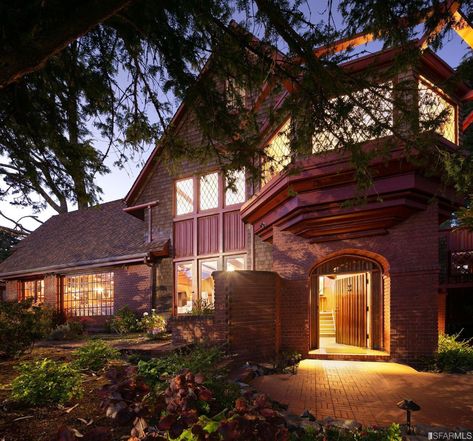 Erlanger House, Forest Hill, SF: Bernard Maybeck, 1916: 270 Castenada Avenue, San Francisco, CA 94116 | Compass Bernard Maybeck, Julia Morgan, House Forest, Roof Lines, Forest Hill, Maria Montessori, Public Building, Natural Rock, Once In A Lifetime