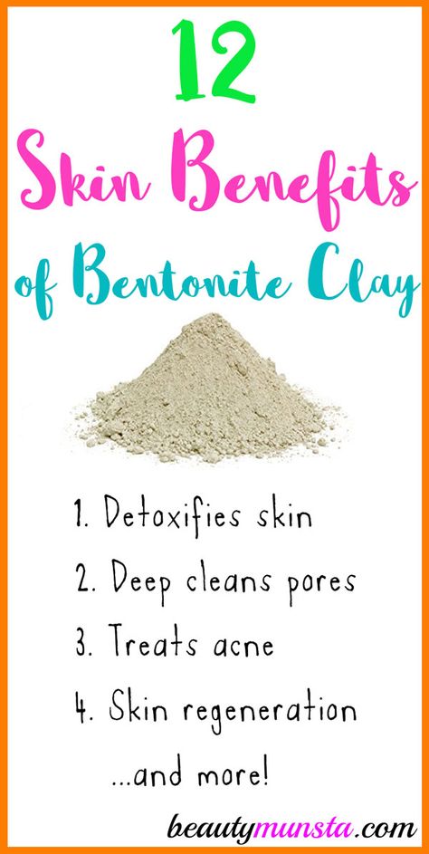 One of the most amazing skin care ingredients today is bentonite clay! It’s great for skin care, hair care and general body health! Let’s discover 12 benefits of bentonite clay for skin below! Note: When handling bentonite clay, do not use metal equipment like metal bowls or spoons. Metal, which contains positively charged ions, will … Benefits Of Bentonite Clay For Skin, Bentonite Clay Mask Benefits, Aztec Clay Mask Benefits, Clay For Skin, Benefits Of Bentonite Clay, Clay Mask Benefits, Skincare Journal, Bentonite Clay Benefits, Oil Skin Care Routine