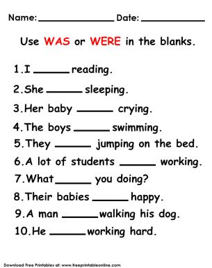 Was and Were Worksheet Was Were Worksheets Grade 1, Was Were Worksheet Class 3, Was And Were Worksheets For Grade 1, English Work Sheet Class 2, Was Or Were Worksheets, Was Were Worksheet For Class 1, Use Of Was Were Worksheet, Class 5 English Worksheets, Was And Were Grammar