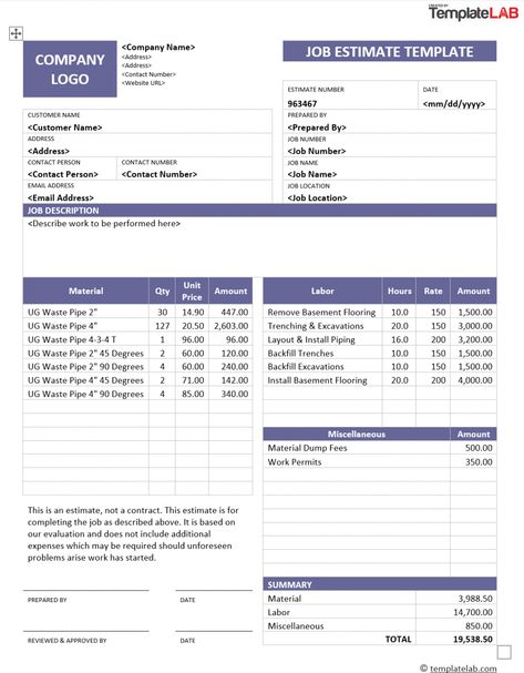 Free printable template drywall bid template drywall bid template drywall estimate template doc. Drywall estimate template, Project scoping and calling are an essential tool for virtually any business. The range of your job might need to change in... Construction Bids, Job Goals, Estimate Template, Construction Repair, Software Projects, Quote Template, Commercial Construction, Carpet Installation, Template Word