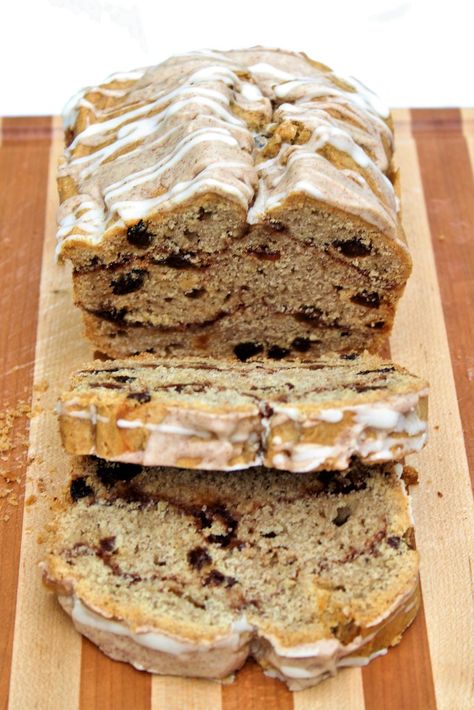 Raisin Quick Bread, Gluten Free Quick Bread, Gluten Free Cinnamon, Gluten Free Cinnamon Rolls, Pan Sin Gluten, Cinnamon Raisin Bread, Raisin Bread, Gluten Free Sweet, Cinnamon Raisin