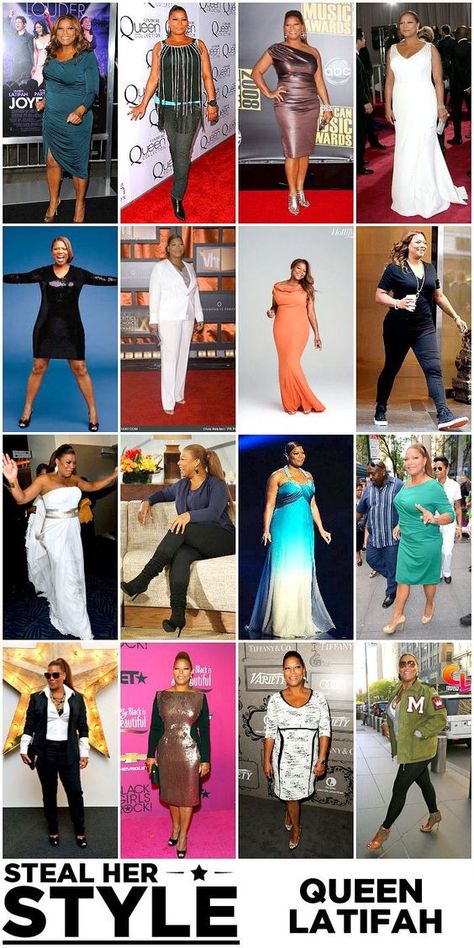 Steal Her Style: Queen Latifah | Suger Coat It Ugly Outfit, Queen Latifah Style, Victorian Queen, Xl Mode, Steal Her Style, Queen Latifah, Naomi Watts, Outfit Shop, Curvy Plus Size