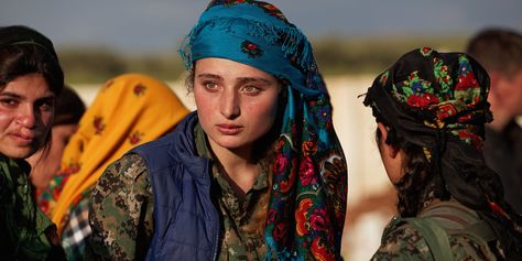 Photographers—this is a great opportunity at international, career-changing EXPOSURE. Show us your best portraits today!  LensCulture Portrait Awards 2016—Deadline: March 8  Syria's women fighters—the YPJ (Women's Protection Units). © Maryam Ashrafi, France http://lenscultu.re/8BhQol Folk Clothing, Female Fighter, Army Girl, Freedom Fighters, Documentary Photography, Women Life, Photojournalism, Amazing Photography, Beautiful People