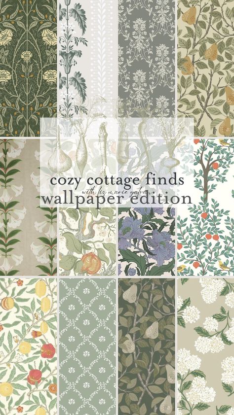 Kitchen Renovation: Cozy Cottage Wallpaper Sources 2 Colonial Farmhouse Wallpaper, Wallpaper Farmhouse Style Bathroom, Wallpaper Accent Wall Breakfast Nook, Cottagecore Wallpaper Living Room, Farmhouse Decor Wallpaper, Farmhouse Peel And Stick Wallpaper Kitchen, Cozy Kitchen Wallpaper, Eat In Kitchen Wallpaper, English Cottage Peel And Stick Wallpaper