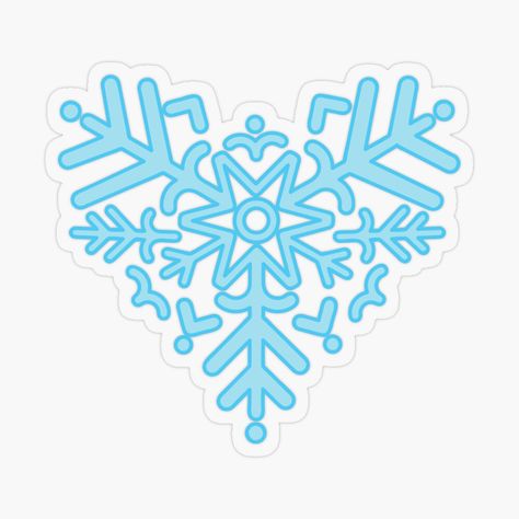 Snowflake Tattoos, Painted Baubles, Heart Snowflake, Winter Heart, Snowflake Heart, Embroidery Designs For Sale, Valentine Doodle, Flash Tats, Snow Flake Tattoo