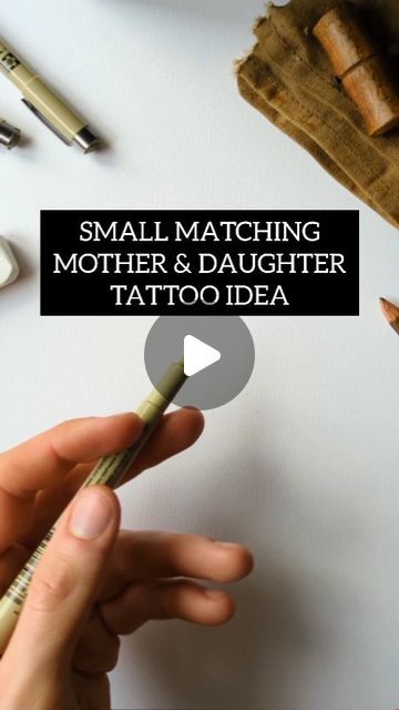 Josh Duke ~ Illustrator on Instagram: "Small Matching Mother and Daughter Tattoos
.
.
.
#smalltattoo #matchingtattoo #motheranddaughter #motherdaughter" Matching Tattoos For Mother And Daughter, Mom And Daughter Tattoos Matching Unique, Dainty Tattoos For Moms With Kids, Matching Mother And Daughter Tattoos, Cute Mom And Daughter Tattoos, Unique Mother Daughter Tattoos, Tiny Mother Daughter Tattoos, Mum And Daughter Tattoo, Tattoo Mother Daughter