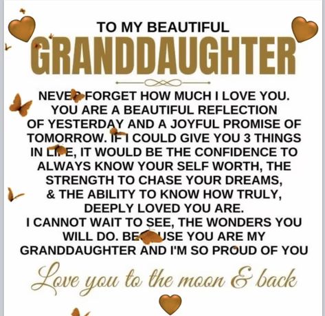 Letter To My Granddaughter, Grandkids Quotes, Granddaughter Quotes, Birthday Verses For Cards, Quotes About Grandchildren, Birthday Verses, Grandmother Quotes, Grandparents Quotes, Inspirational Life Lessons