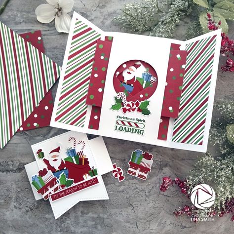 Shutter Card Tutorial, Shutter Cards, Shutter Card, Tis The Season To Be Jolly, Photo P, Diy Christmas Cards, Card Tutorial, Please Stop, Belly Band