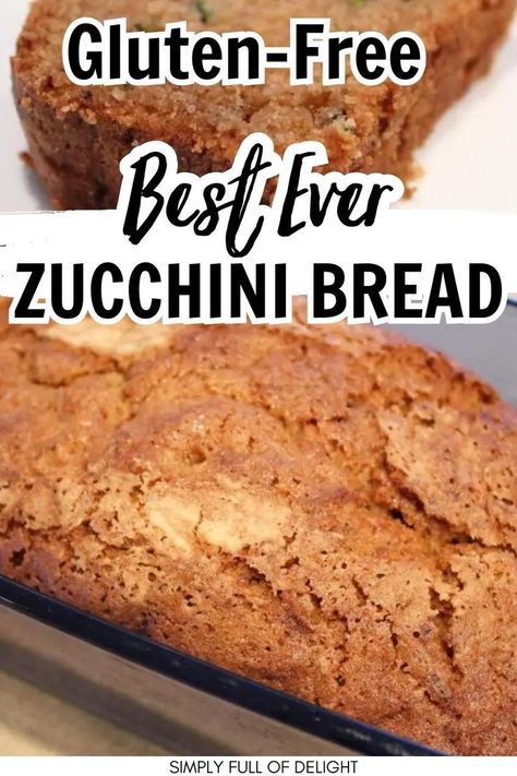 gluten free zucchini bread Dairy Free Zucchini Bread, Zucchini Bread Gluten Free, Gluten Free Zucchini Recipes, Gluten Free Zucchini Bread, Bread Gluten Free, Gluten Free Bakery, Zucchini Bread Recipes, Gluten Free Sweets, Gluten Free Eating