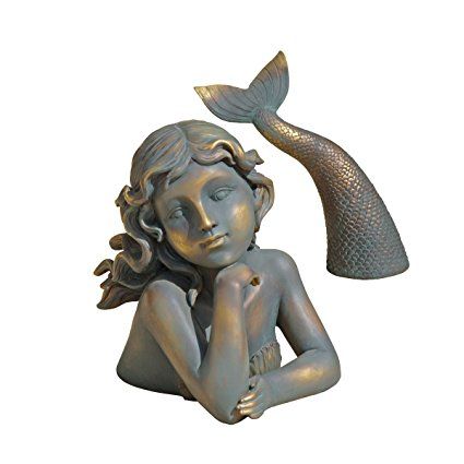 Design Toscano Merissa, Siren of the Sea Mermaid Statue Mermaid Statue, Mermaid Statues, Sea Mermaid, Mermaid Lover, Mermaid Decor, Drawing Simple, Beach Gifts, Beautiful Mermaids, Outdoor Statues