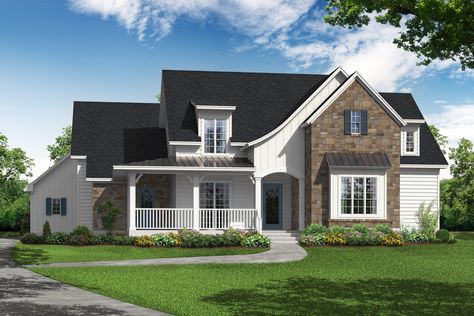 Elberton Way House Plan, Elberton Way, Acadian Homes, 4 Car Garage, Garage Floor Plans, Custom Home Plans, Garage Floor, 4 Bed 3 Bath, Loft Spaces