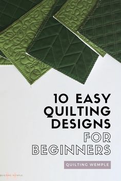 Quilting Designs For Beginners, Longarm Quilting Tutorials, Easy Quilting Design, Quilting Guides, Quilting Stitch Patterns, Easy Quilting, Hand Quilting Patterns, Beginning Quilting, Free Motion Designs